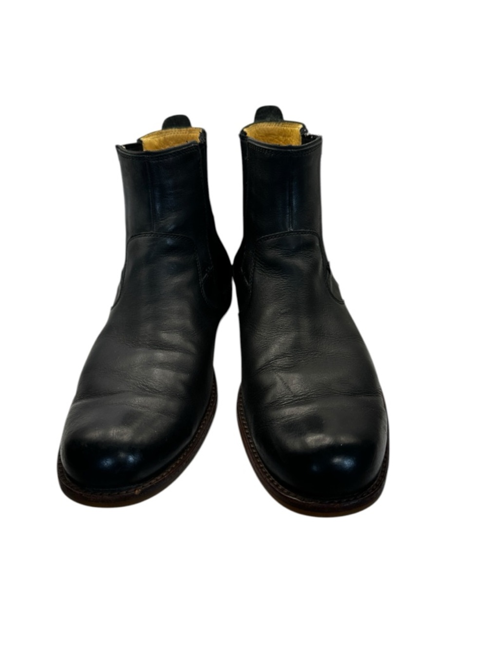 UGG Stevenson Chelsea Boots Mens 11.5 Black Leather Slip On Ankle Dress Casual - Picture 3 of 10